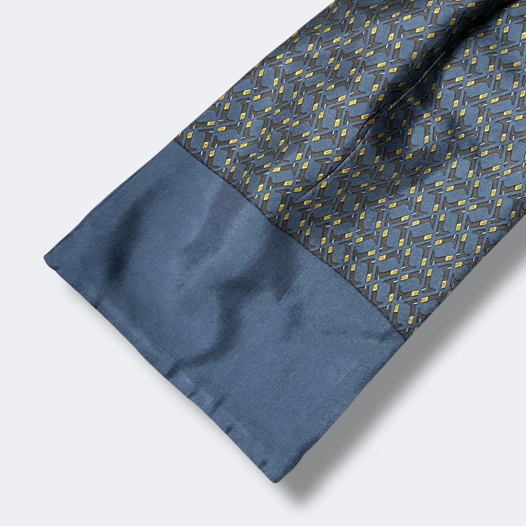 HERMÈS エルメス アスコットタイ シルク スカーフ