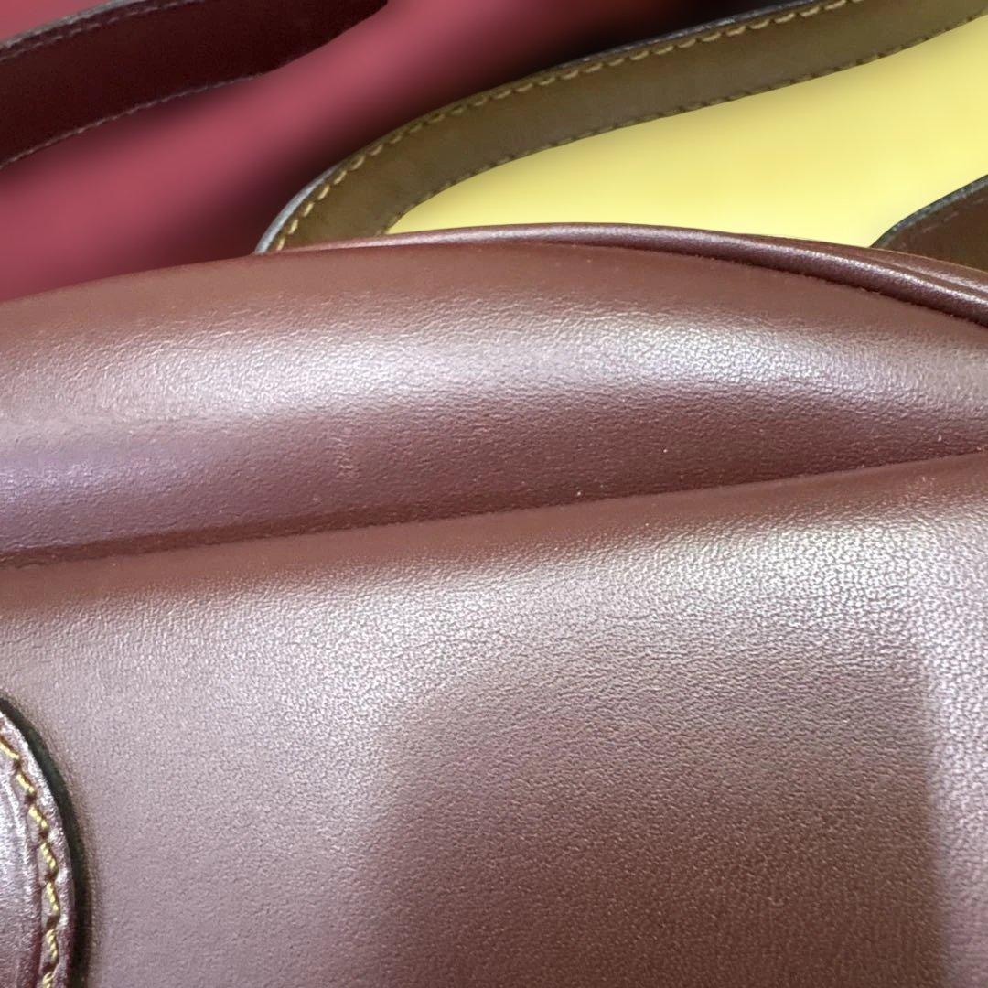 オールド Cartier ワンショルダーバッグ マストライン