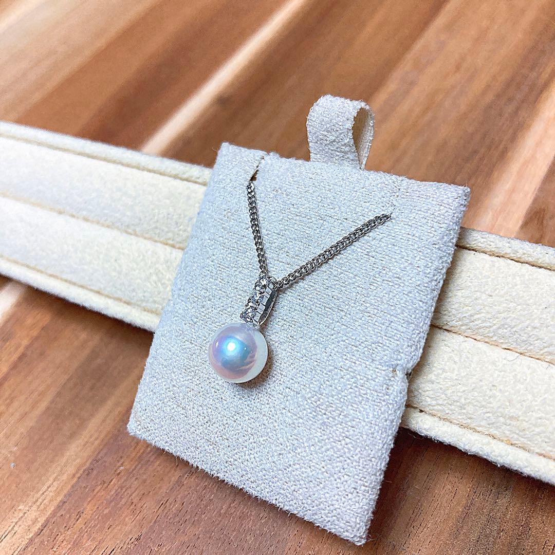 【新品・百貨店商品／総本店】2041天女級アコヤ真珠ペンダントトップ最強珠です