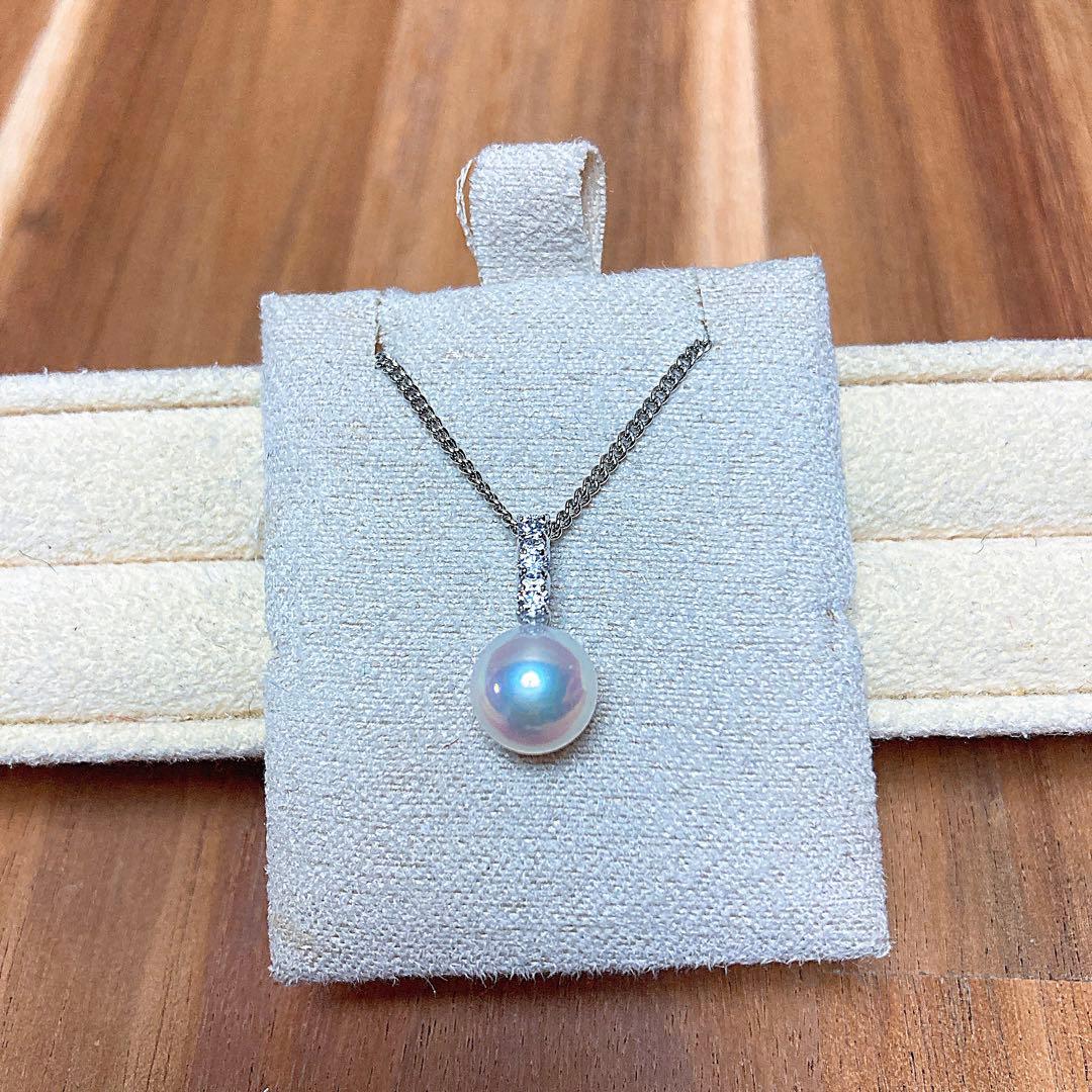 【新品・百貨店商品／総本店】2041天女級アコヤ真珠ペンダントトップ最強珠です