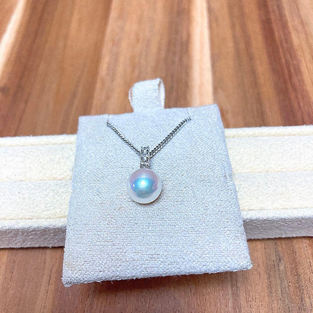 【新品・百貨店商品／総本店】2041天女級アコヤ真珠ペンダントトップ最強珠です