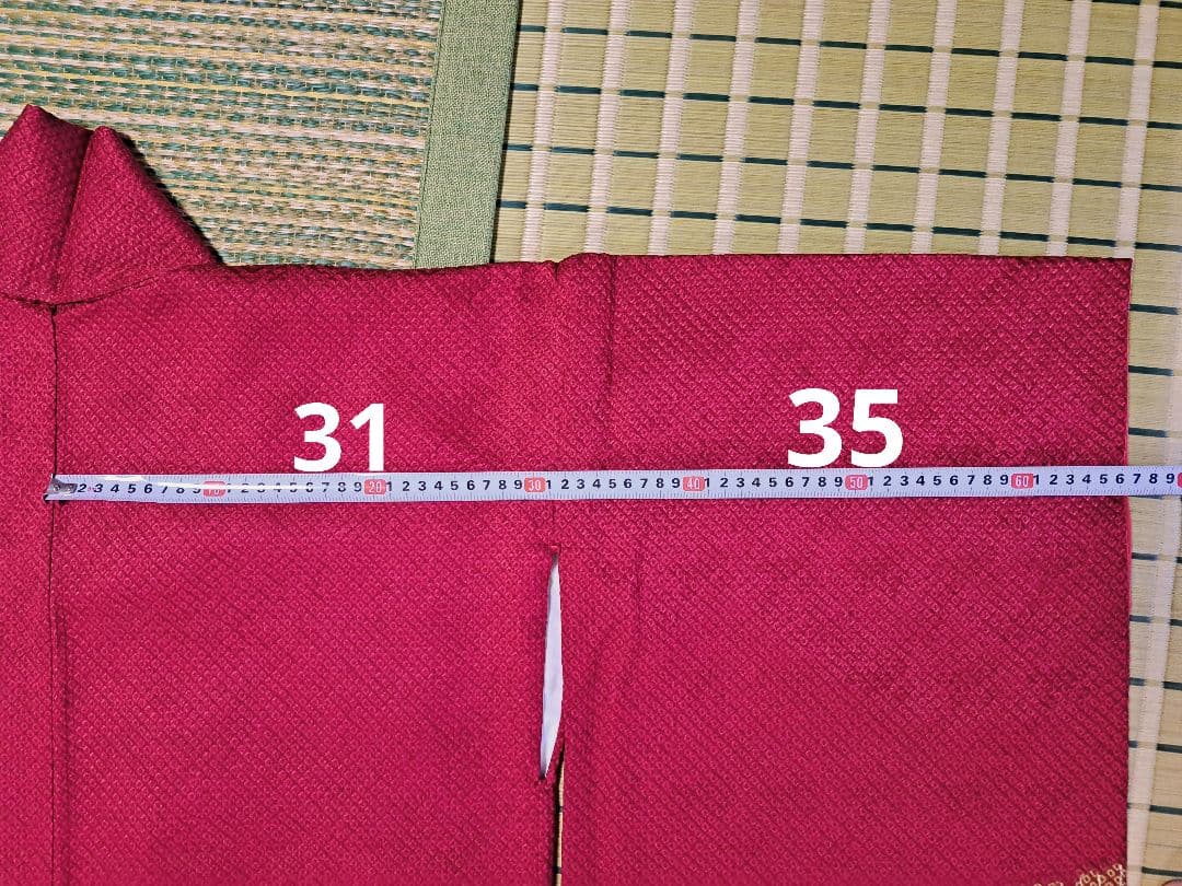 総絞り振袖　振袖　深紅　ボルドー