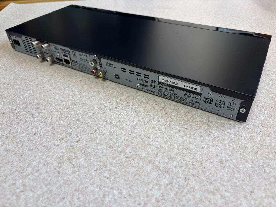 Panasonic ブルーレイレコーダー(W録/500GB)