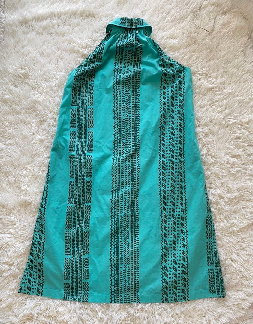 Hawaii Nake’u Awai ドレス エメラルドグリーン S フラダンス