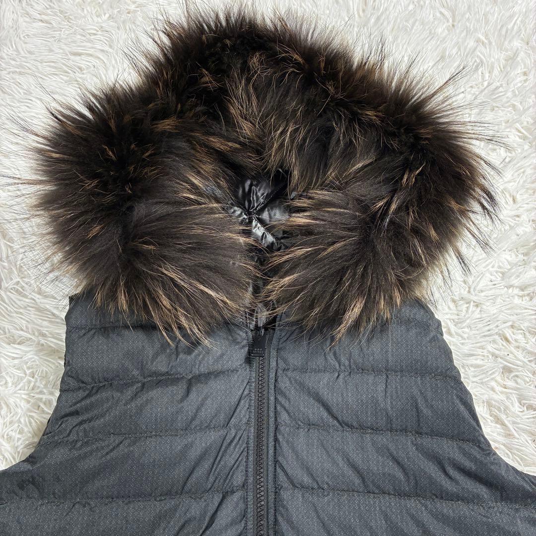 美品✨TATRASタトラス リバーシブル ファー付き ダウンベスト