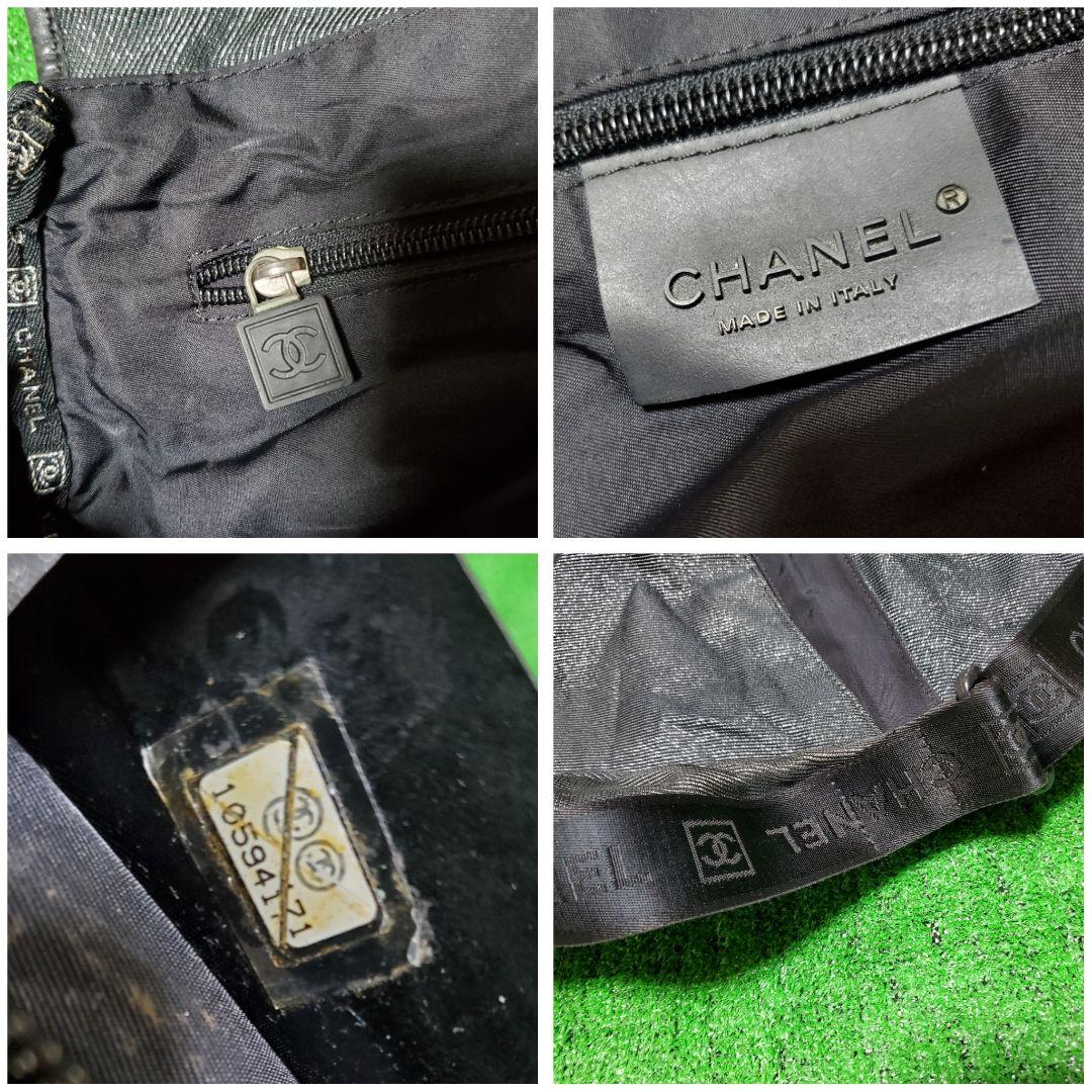 正規品　CHANEL　スポーツライン　メッセンジャーバック　シリアル有り