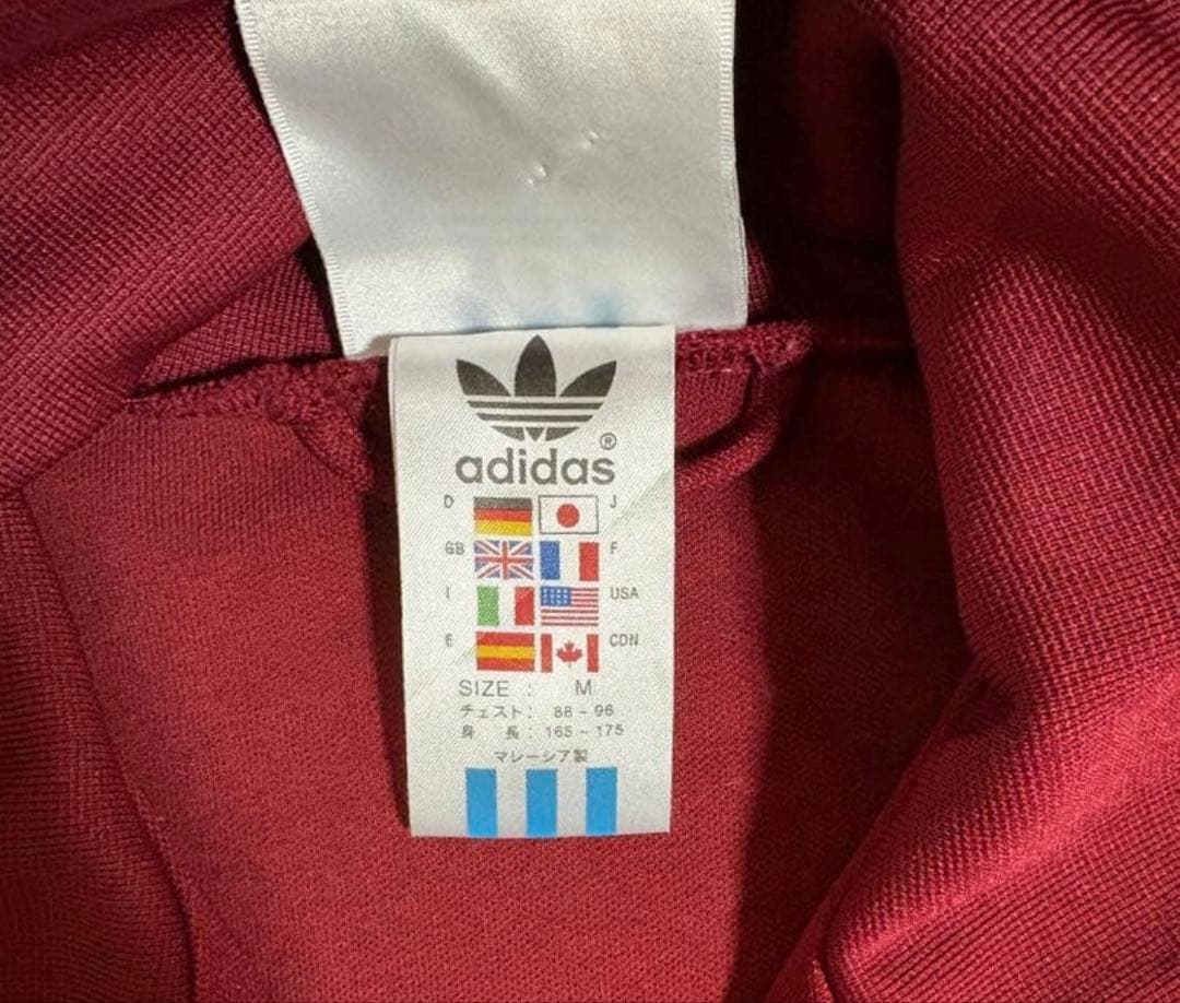 希少90s アディダス　トラックジャケット　銀タグ