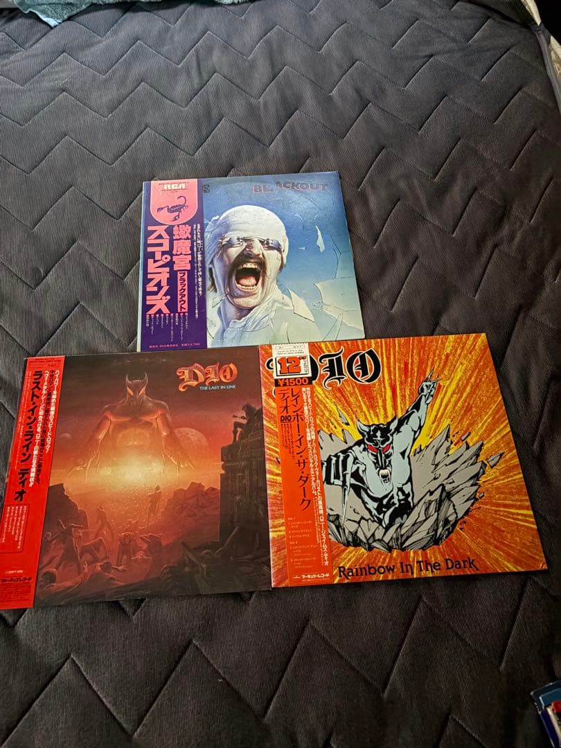 Dio SCORPIONS 洋楽レコード3枚セット