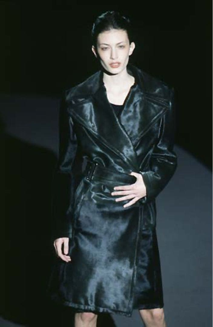 97FW GUCCI トムフォード期 スエードラップコート