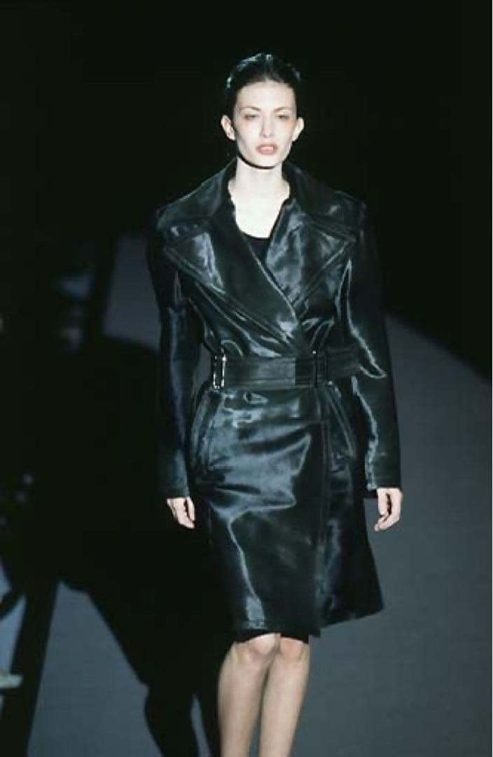 97FW GUCCI トムフォード期 スエードラップコート