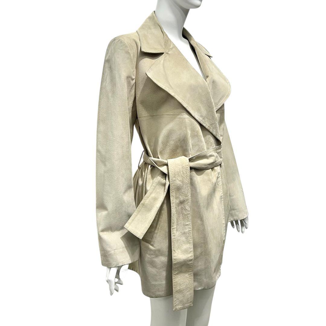 97FW GUCCI トムフォード期 スエードラップコート