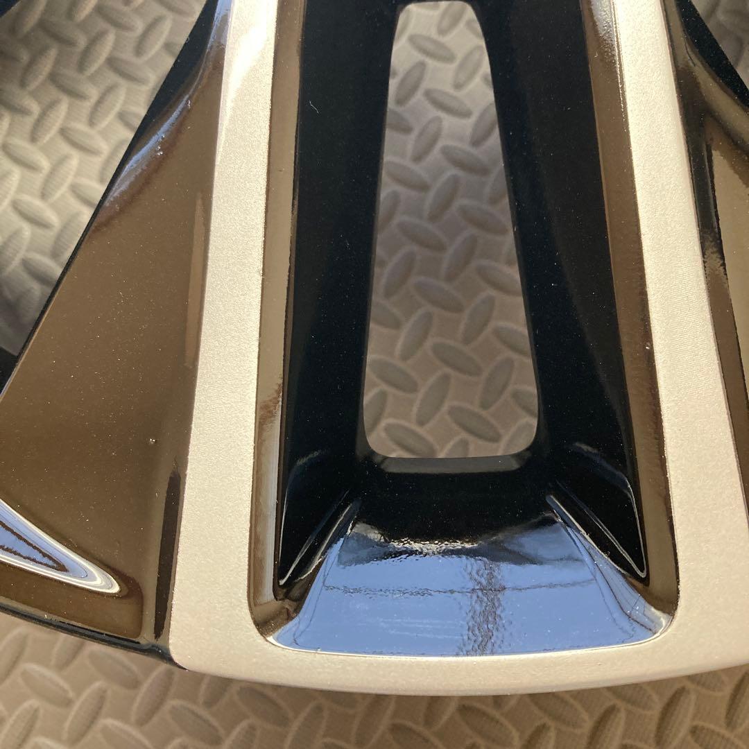 ホンダヴェゼル純正18インチ ブラック シルバー ホイールリペア品