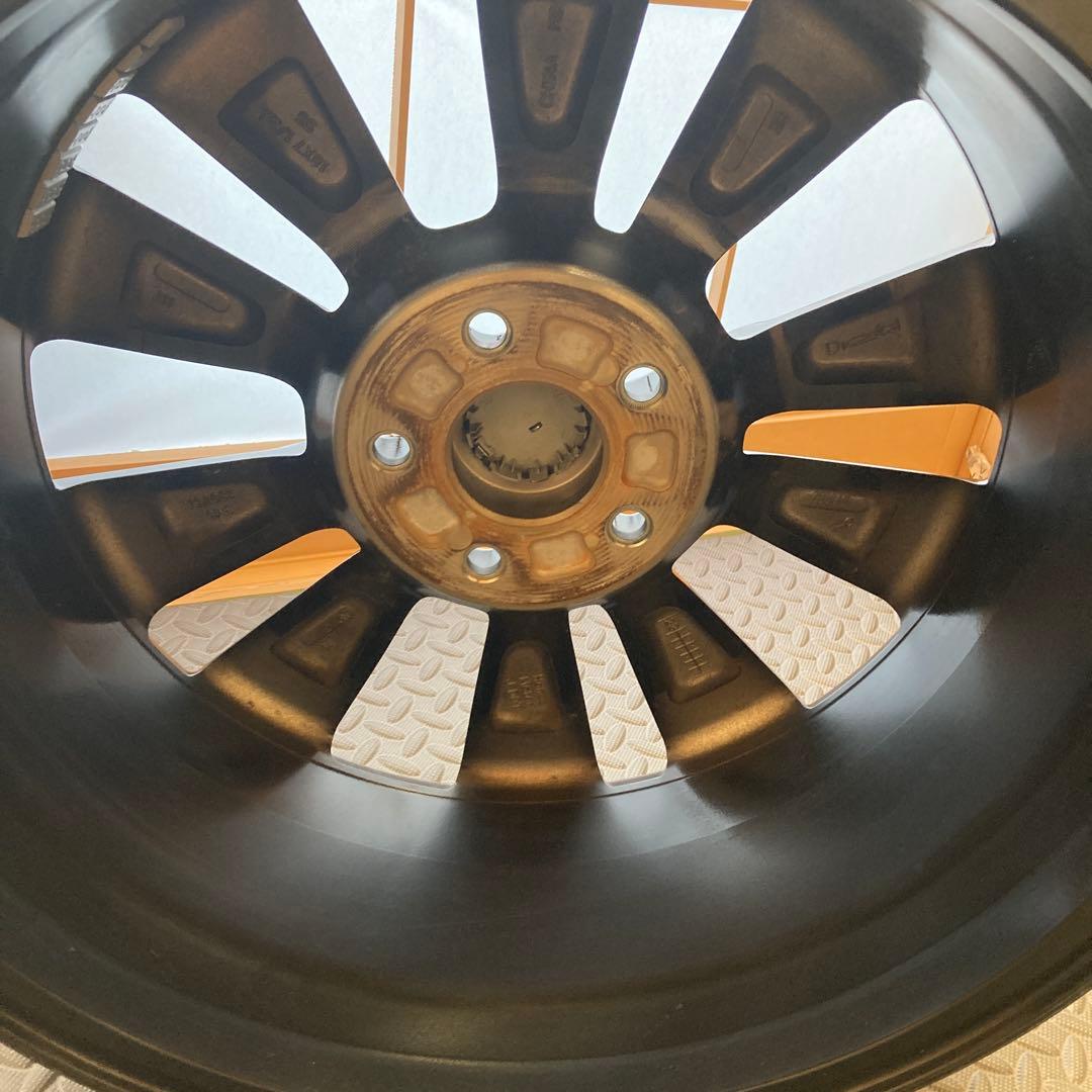 ホンダヴェゼル純正18インチ ブラック シルバー ホイールリペア品