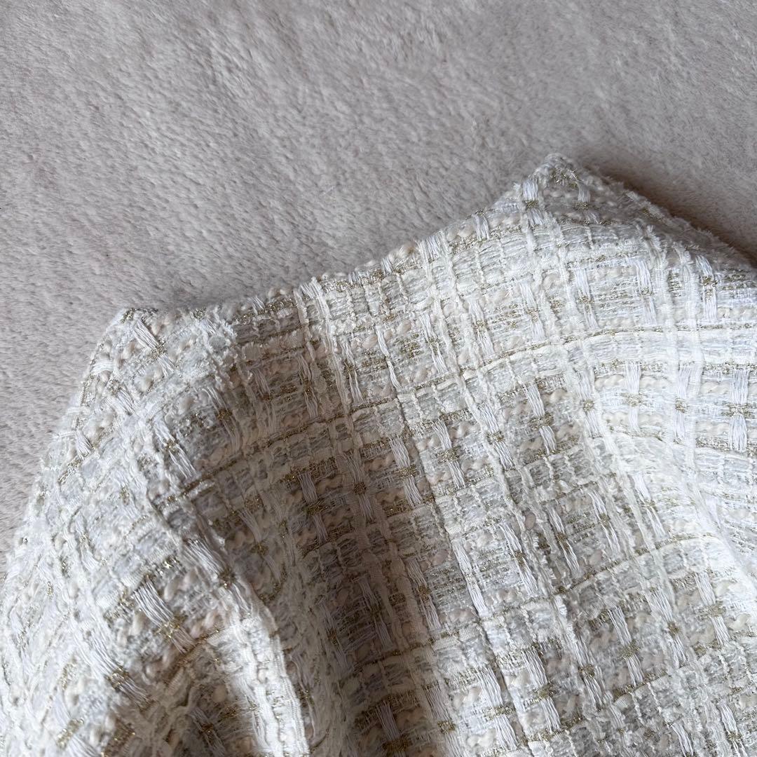 美品 Demi-LuxeBEAMS ファンシーツイードジャケット 38 ビームス