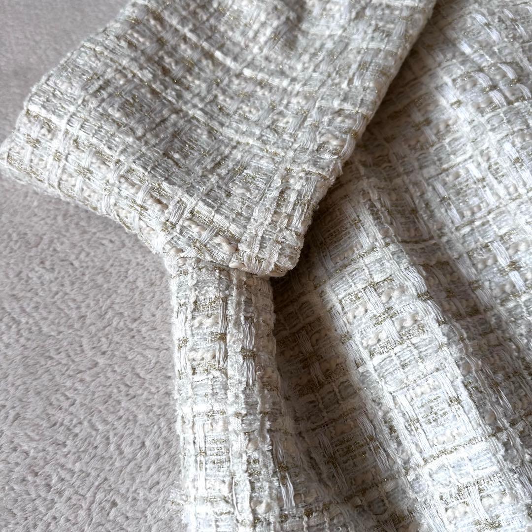 美品 Demi-LuxeBEAMS ファンシーツイードジャケット 38 ビームス