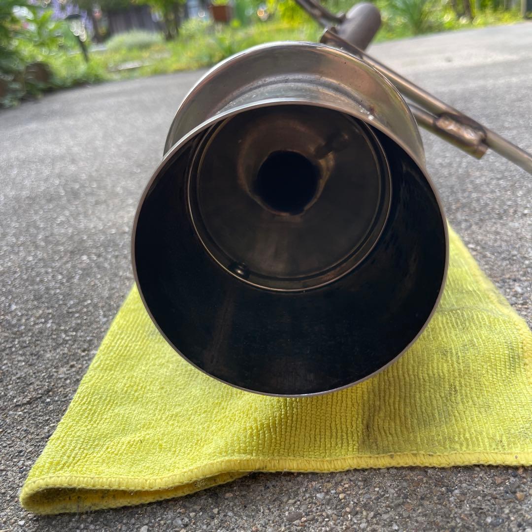 DEデミオ　マフラー　ワンオフ90パイ