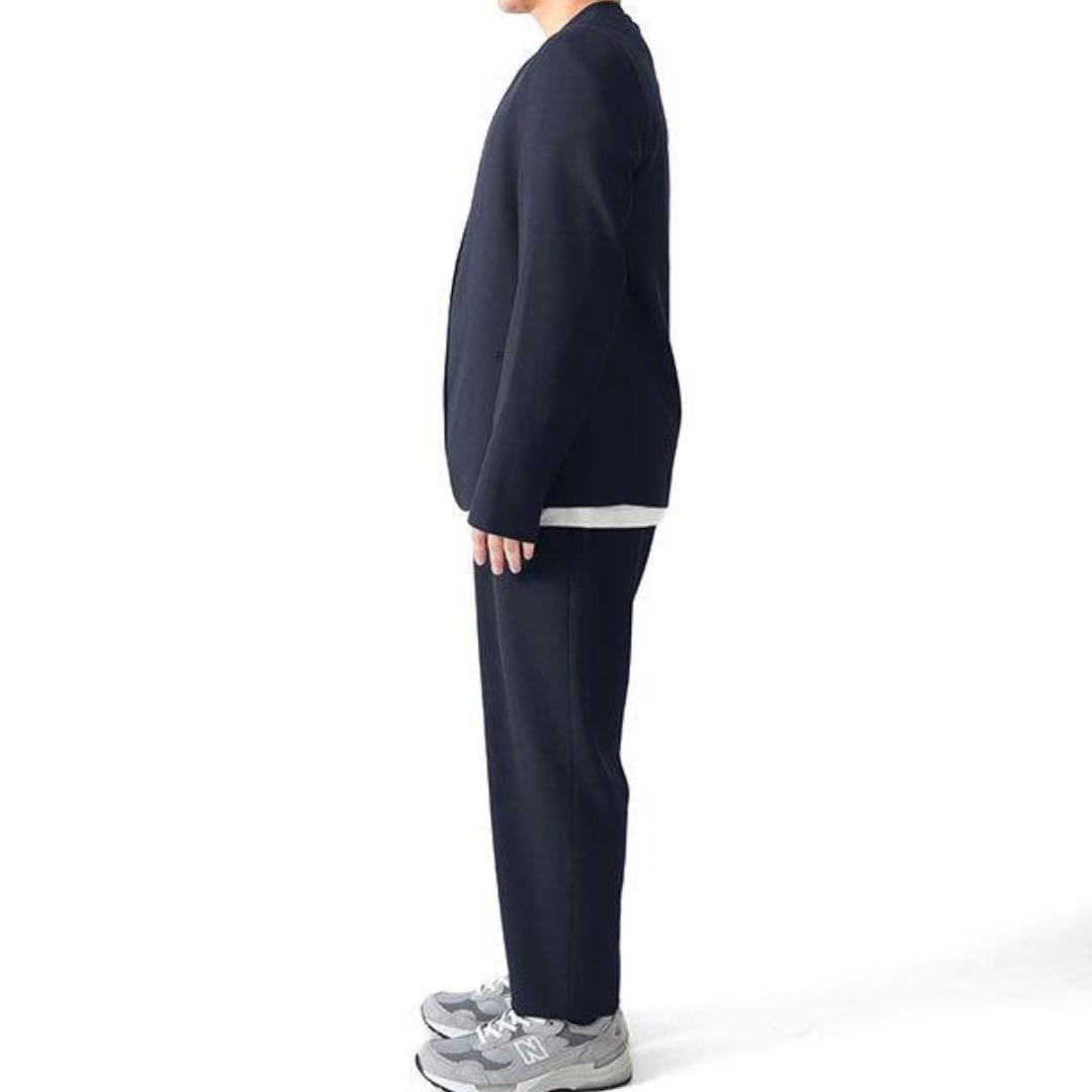 ATON 未使用品タグ付きノーカラージャケット