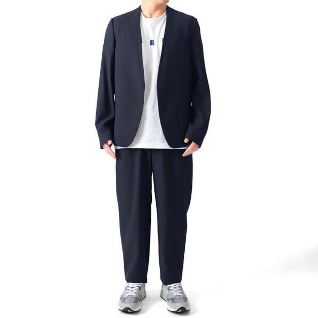 ATON 未使用品タグ付きノーカラージャケット