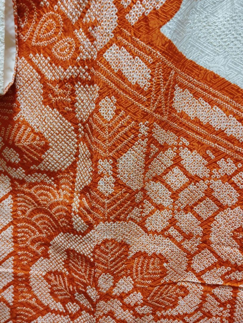 総絞り振袖と袋帯セット