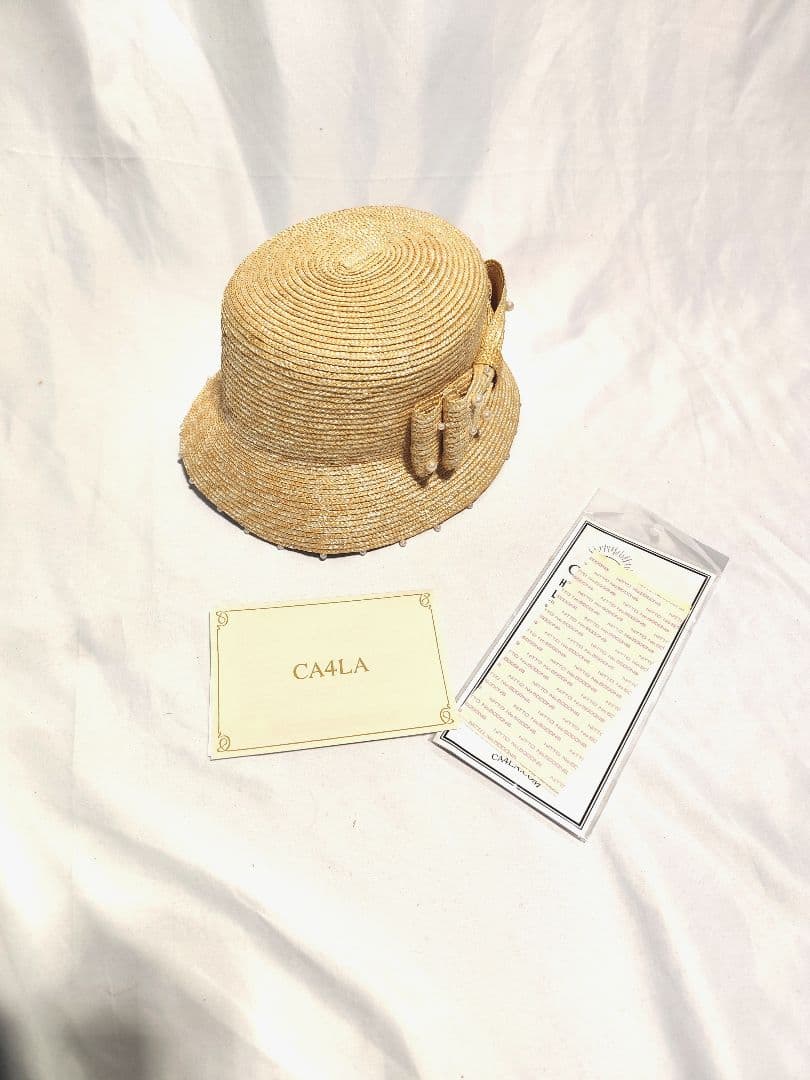 ＣＡ４ＬＡ　PEARL PARK 3 麦わら帽子 新品未使用品