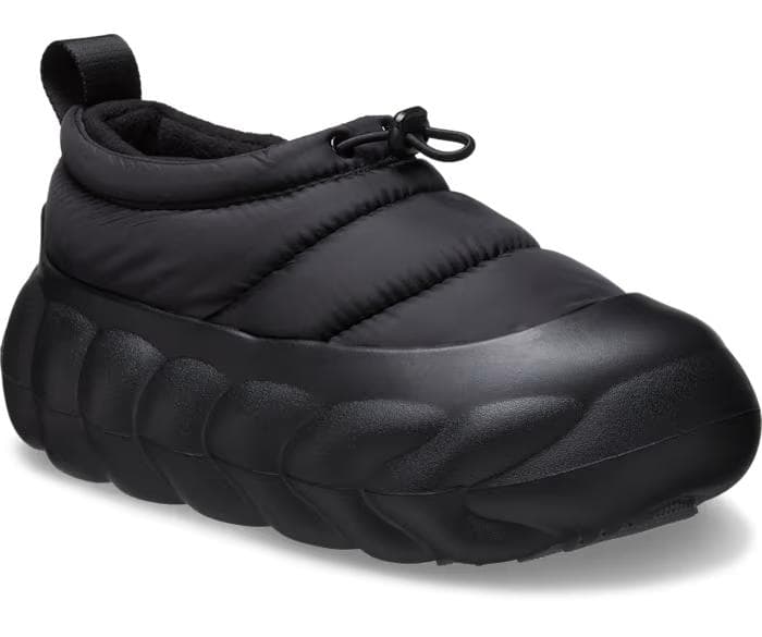 【未使用】クロックス オーバーパフ ショーティ 厚底 スニーカー 22cm 黒