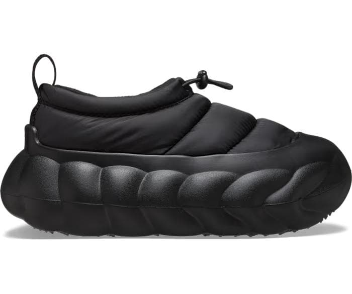 【未使用】クロックス オーバーパフ ショーティ 厚底 スニーカー 22cm 黒