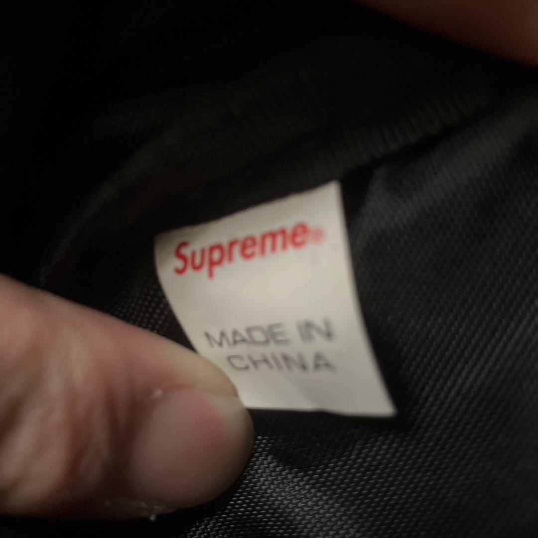 Supreme ブラック メッシュ バックパック