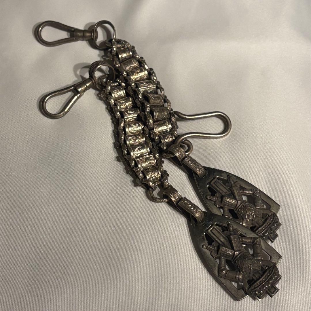 【フルセット】1880-1920s フリーメイソン ソードチェーン 当時物