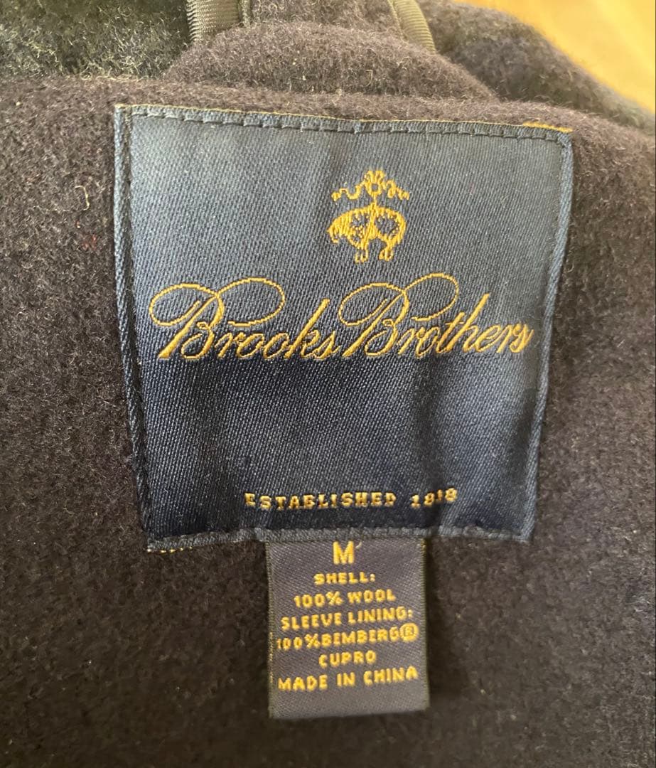 Brooks Brothers ダッフルコート M 裏地 タータン チェック