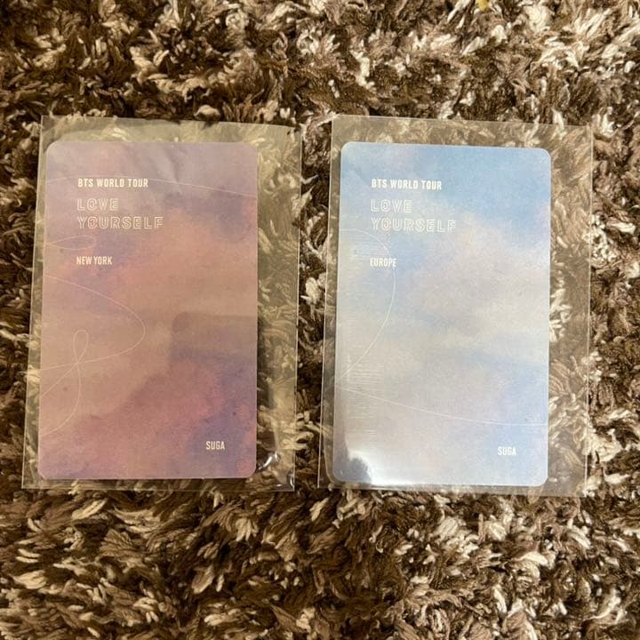 トレカ ニューヨーク ヨーロッパ DVD ユンギ SUGA BTS