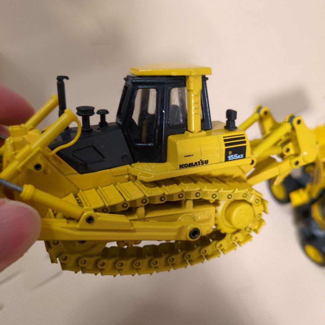 よしくんKOMATSU　D155AX　KOMATSU　WA450　1/50