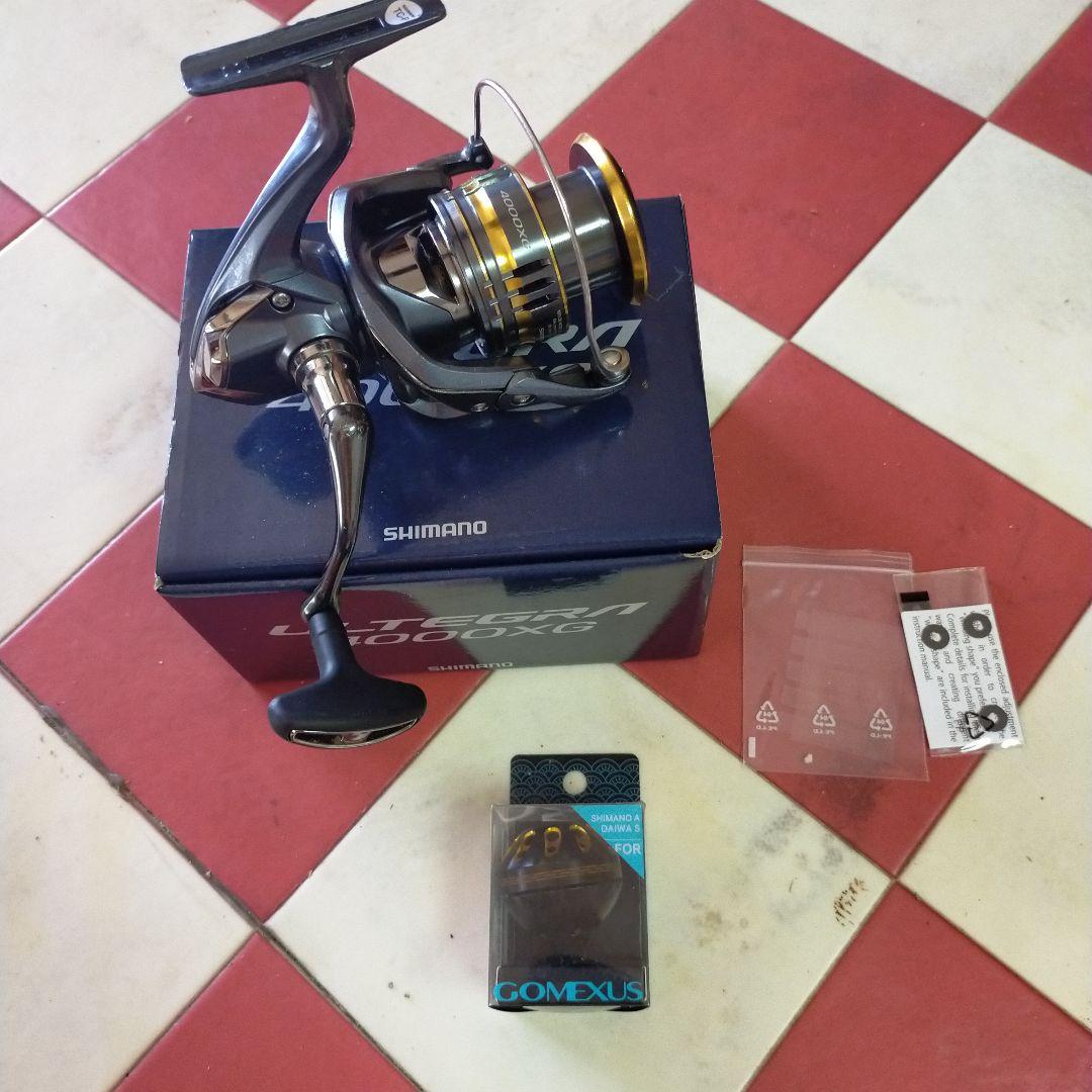 シマノ　4000XG 　リール　21アルテグラ　ゴメクサスハンドルノブ　セット