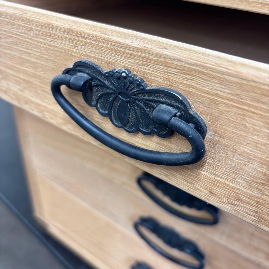 桐タンス 5段 和服収納 昭和レトロ 金具取手付き