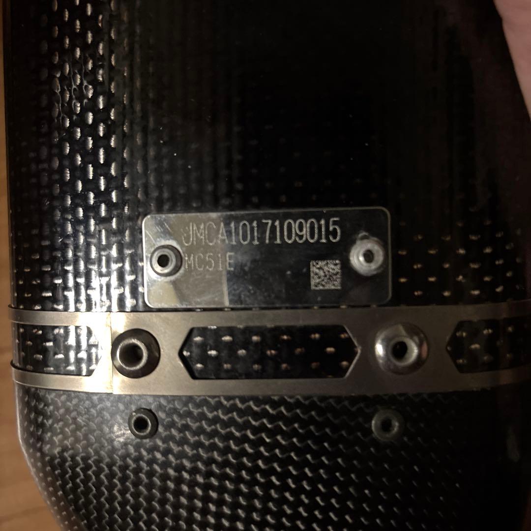 cbr250rr mc51 AKRAPOVICマフラー