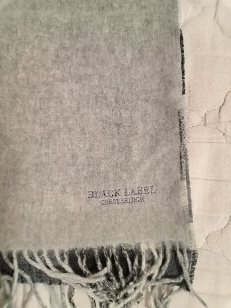 （新品タグ付）BLACK LABEL CRESTBRIDGE カシミヤマフラー
