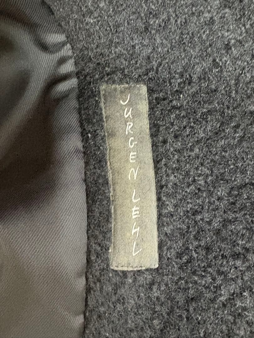 黒 コート ヨーガンレール Jurgen Lehl 上質 ウール