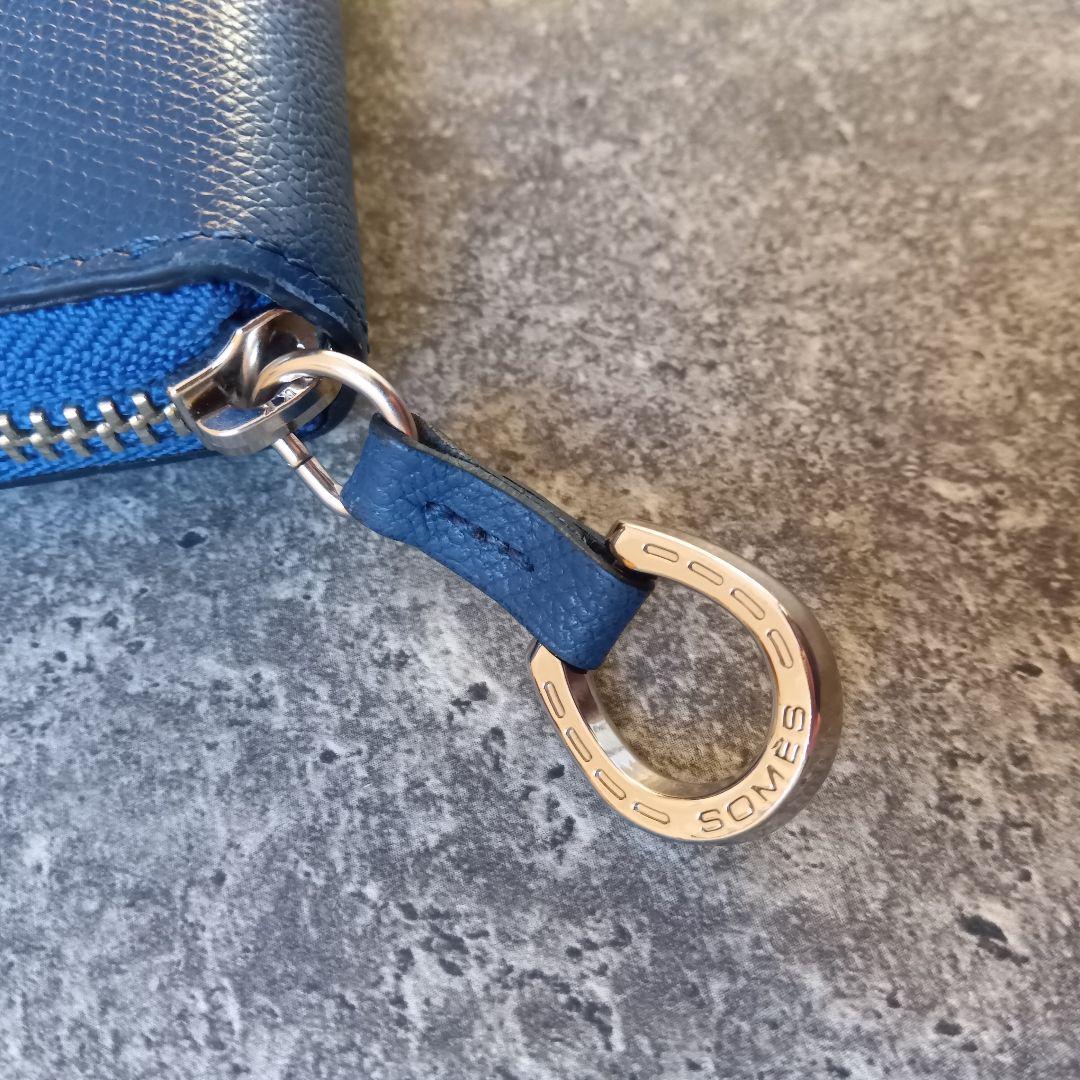 セール中【SOMES SADDLE】ピルエット　ラウンド　長財布　 ソメスサドル