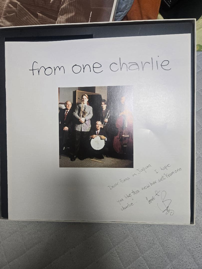 直筆サイン チャーリー・ワッツ ソロアルバム ローリング・ストーンズ