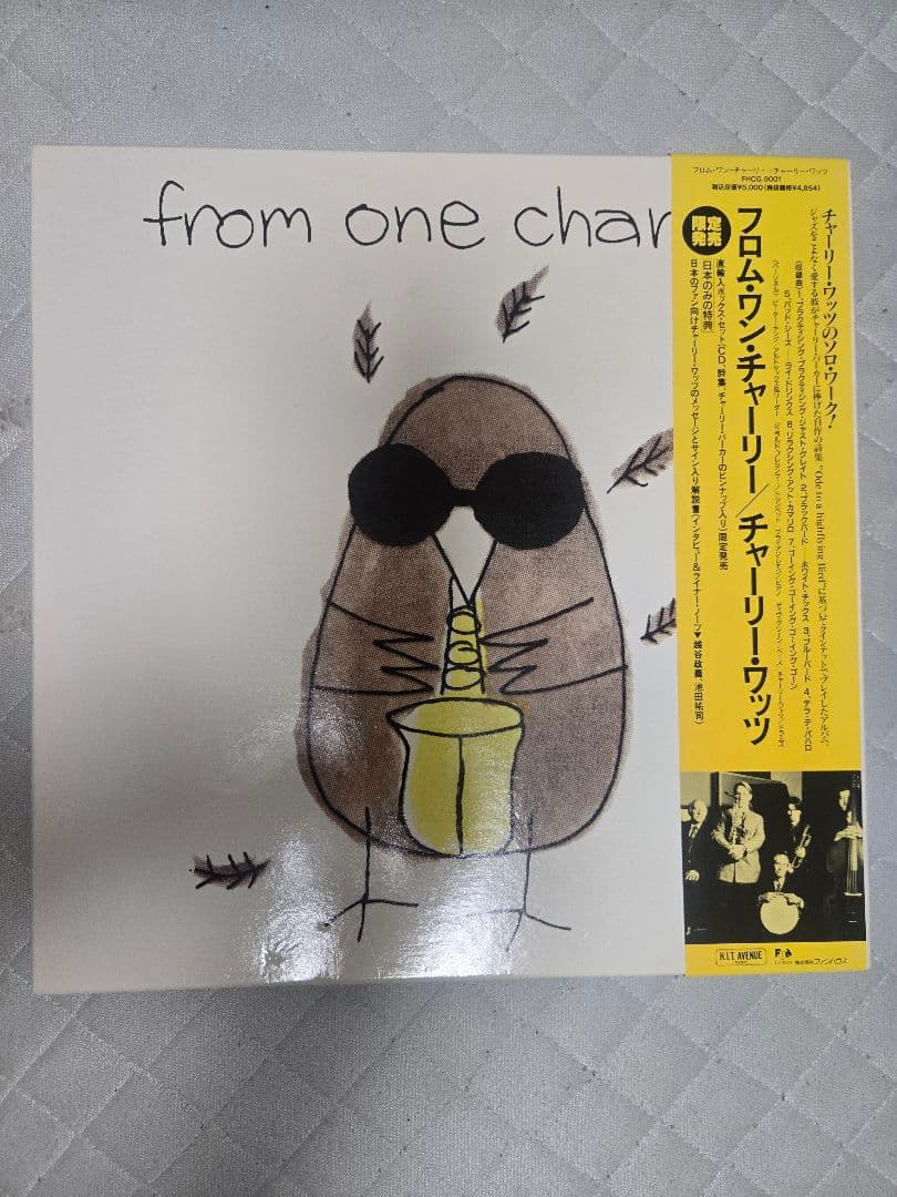 直筆サイン チャーリー・ワッツ ソロアルバム ローリング・ストーンズ