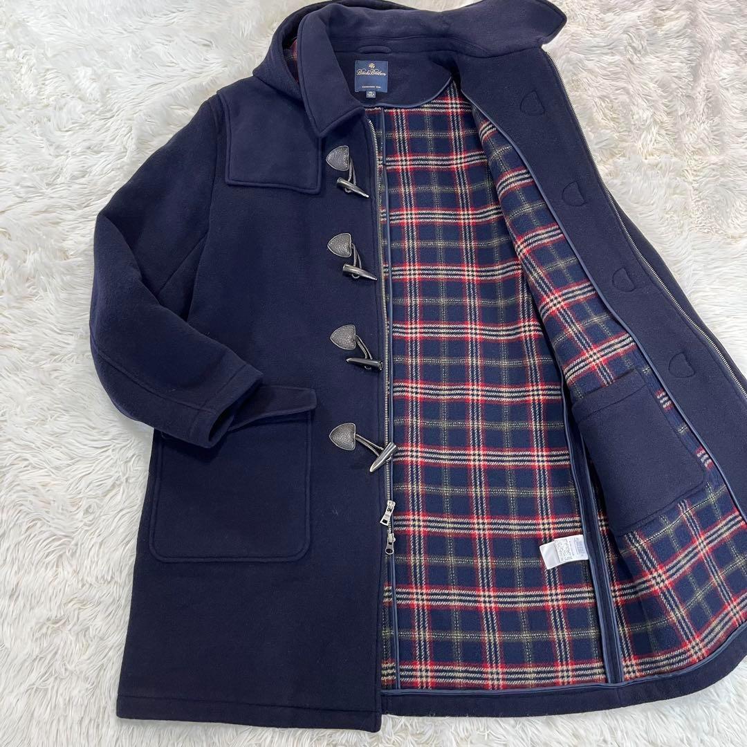 ブルックスブラザーズ　ウールダッフルコート　水牛角トグル　ネイビー　XLサイズ