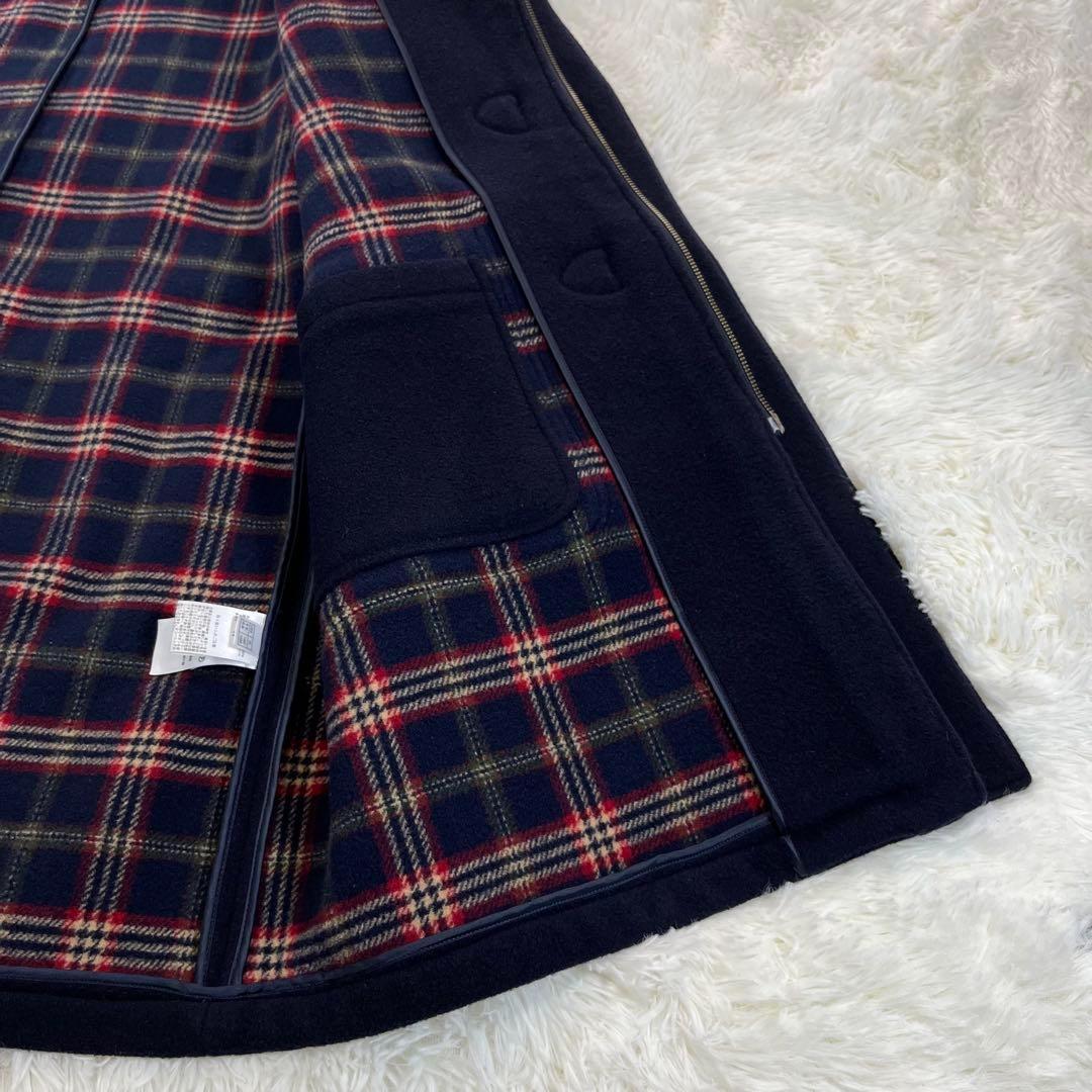 ブルックスブラザーズ　ウールダッフルコート　水牛角トグル　ネイビー　XLサイズ