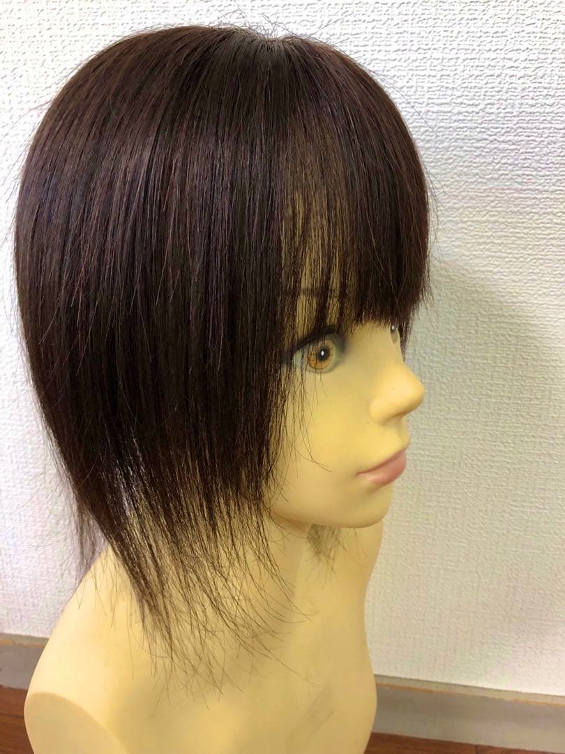 人毛100%ウィッグ　人毛100%ヘアピース　人毛部分ウィッグ　母の日プレゼント