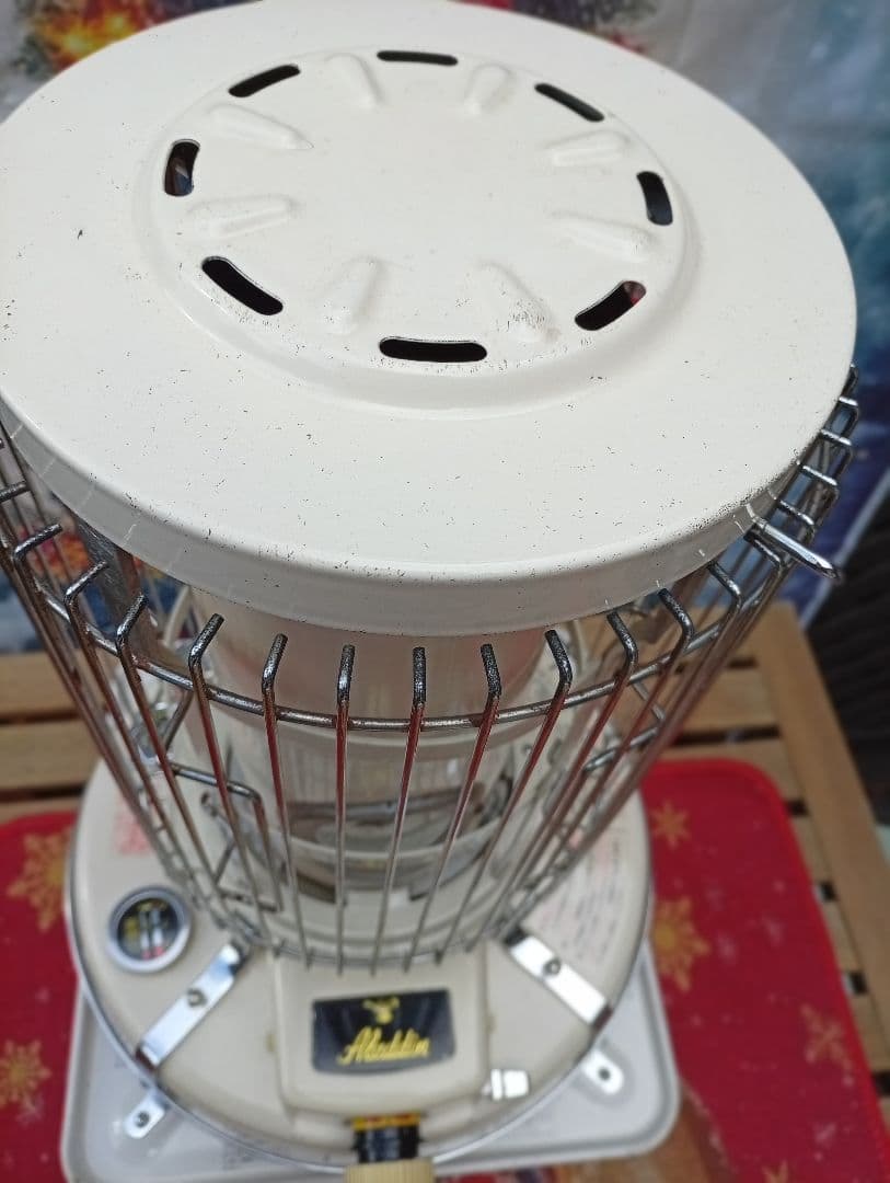 アラジンストーブ メンテナンス済み。純正芯交換済。取説付きです。グリーン