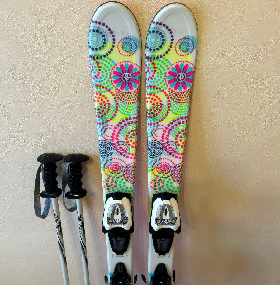 ◾️カービングスキーセット　スキー板113㎝ ブーツ22㎝　子供用　ジュニア用