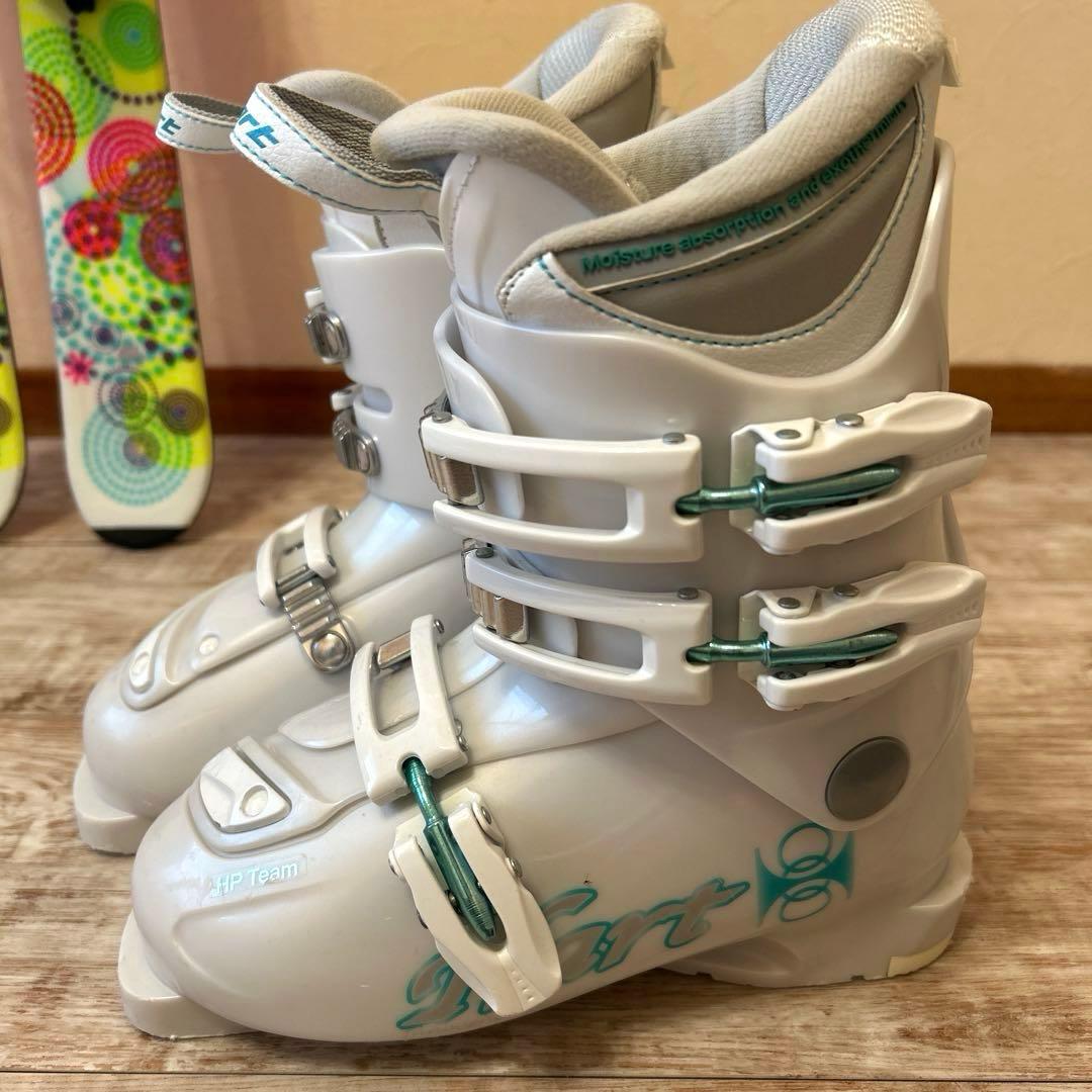 ◾️カービングスキーセット　スキー板113㎝ ブーツ22㎝　子供用　ジュニア用