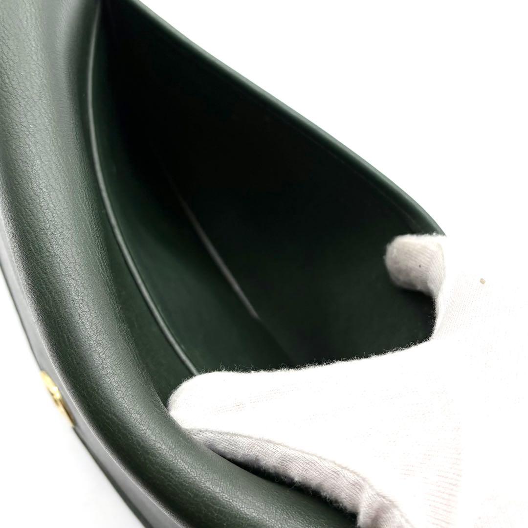 美品✨オールドコーチ ショルダーバッグ 9790 ターンロック グリーン 希少