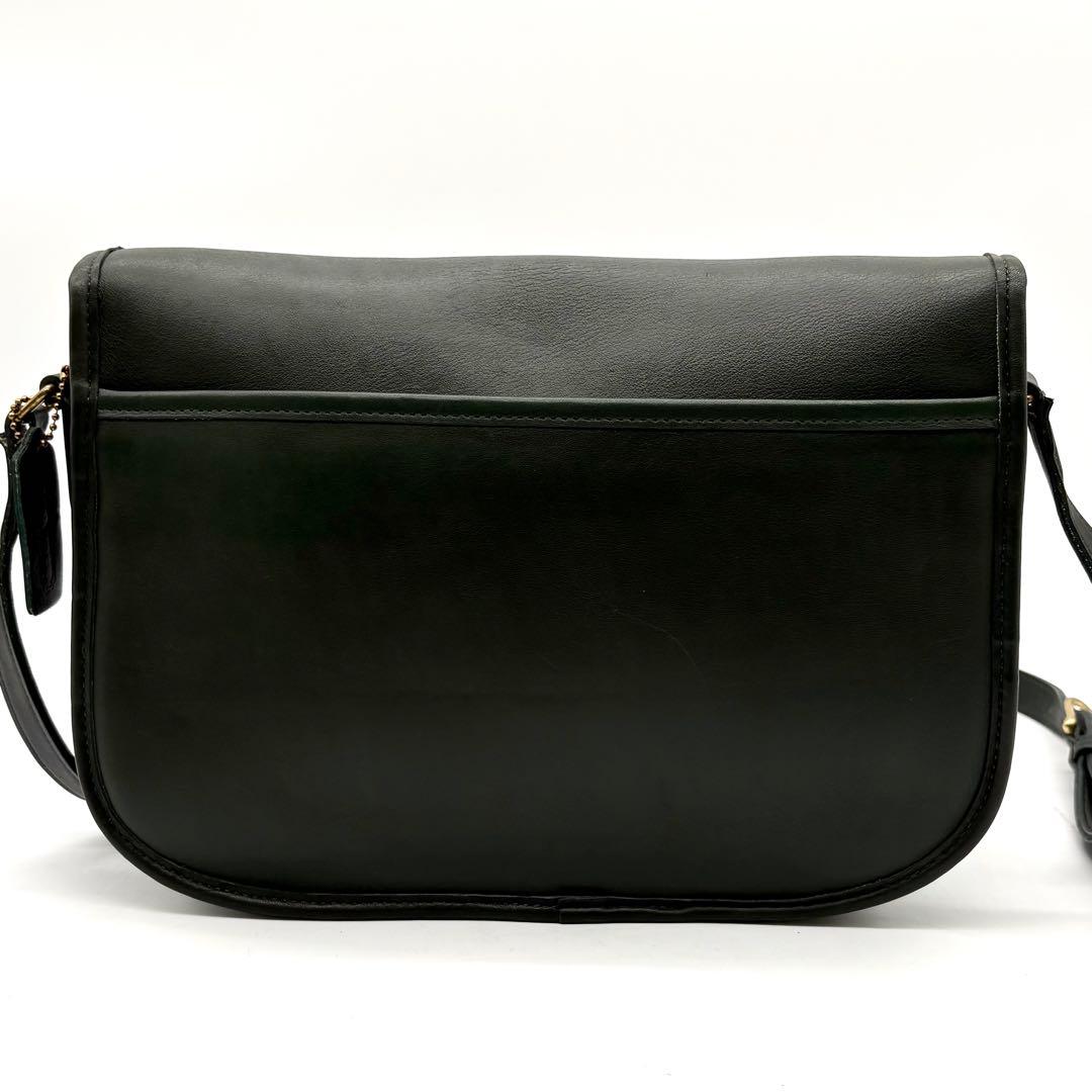 美品✨オールドコーチ ショルダーバッグ 9790 ターンロック グリーン 希少