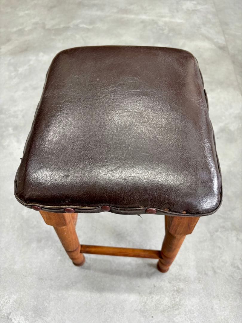 ヴィンテージ 木製スツール ｜クラシック 古家具