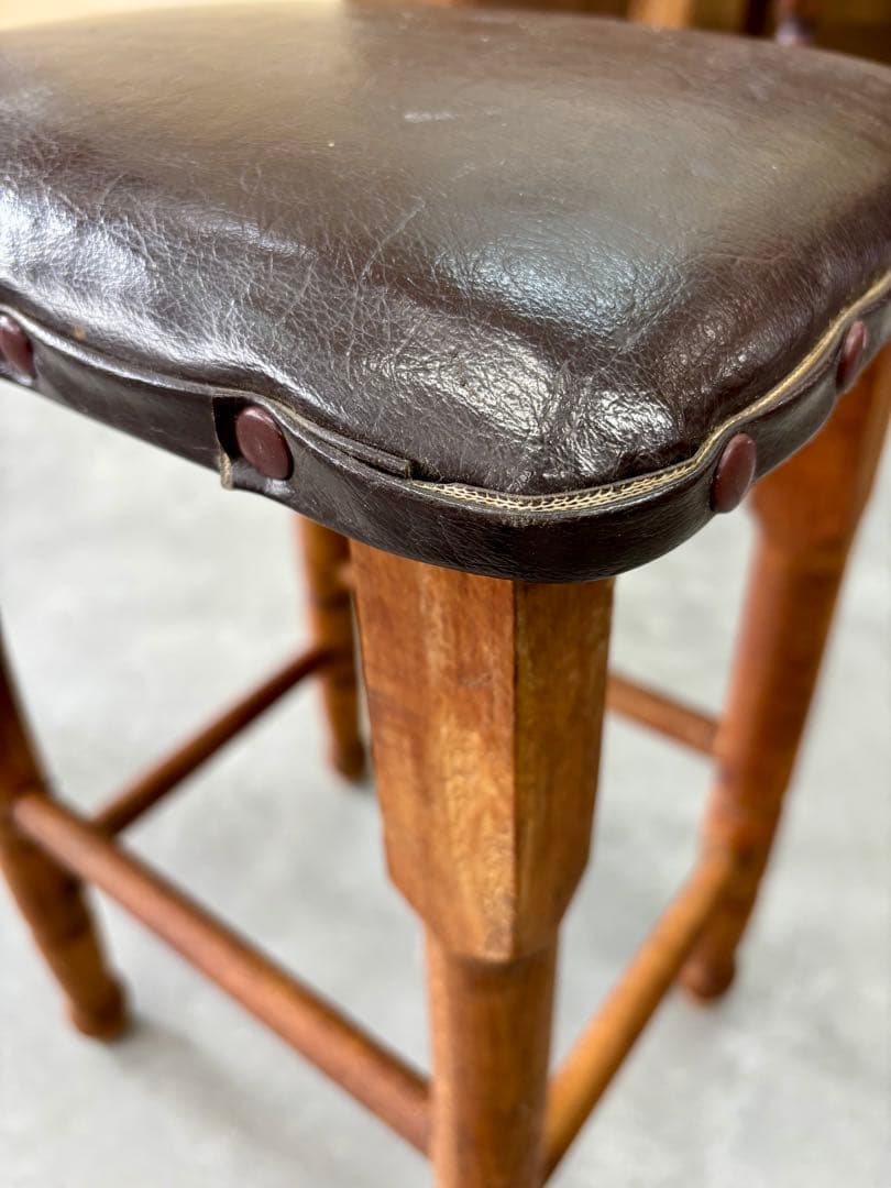 ヴィンテージ 木製スツール ｜クラシック 古家具