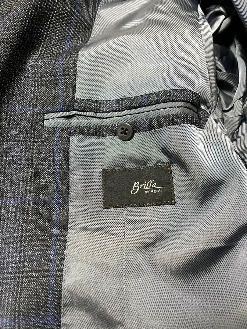 【48】Brilla×RING JACKET×DORMEUILの極美品スーツ